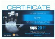 СМП — Сертификат «CIPS 2011»